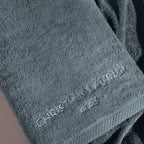 Oasis - Gant De Toilette Coton Peigné Lt - Bleu De Prusse