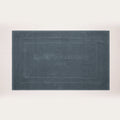 Design 19 - Tapis De Bain Coton - Bleu De Prusse