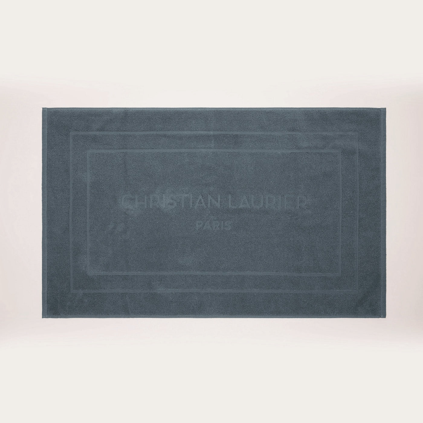 Design 19 - Tapis De Bain Coton - Bleu De Prusse