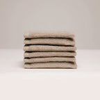 Oasis - Gant De Toilette Coton Peigné Lt - Taupe