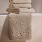 Oasis - Drap De Bain Coton Peigné Lt - Taupe