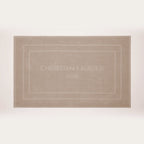 Design 19 - Tapis De Bain Coton - Taupe