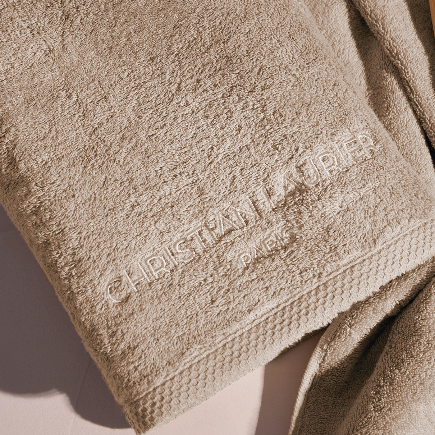 Design 19 - Tapis De Bain Coton - Taupe
