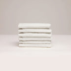 Oasis - Gant De Toilette Coton Peigné Lt - Blanc