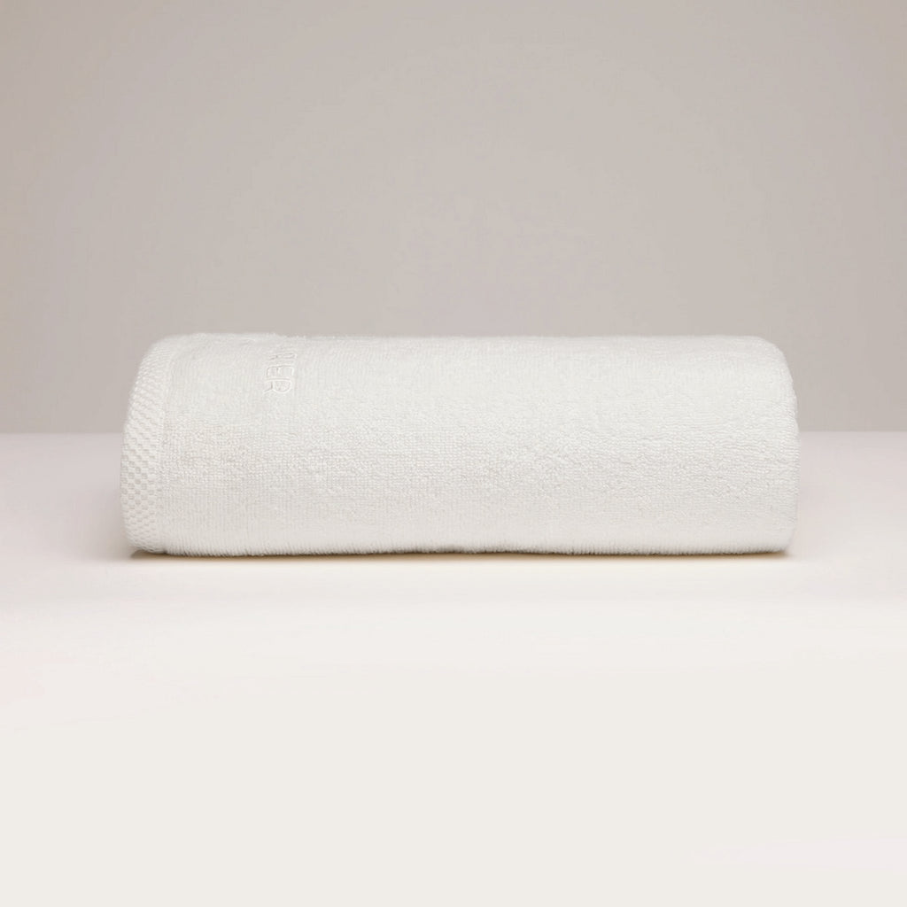 Oasis - Drap De Bain Coton Peigné Lt - Blanc