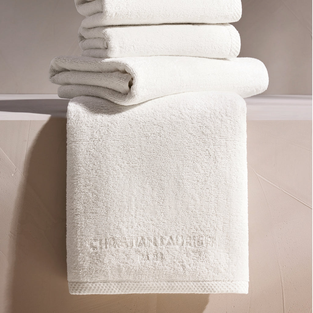 Oasis - Drap De Bain Coton Peigné Lt - Blanc