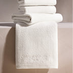 Oasis - Drap De Bain Coton Peigné Lt - Blanc