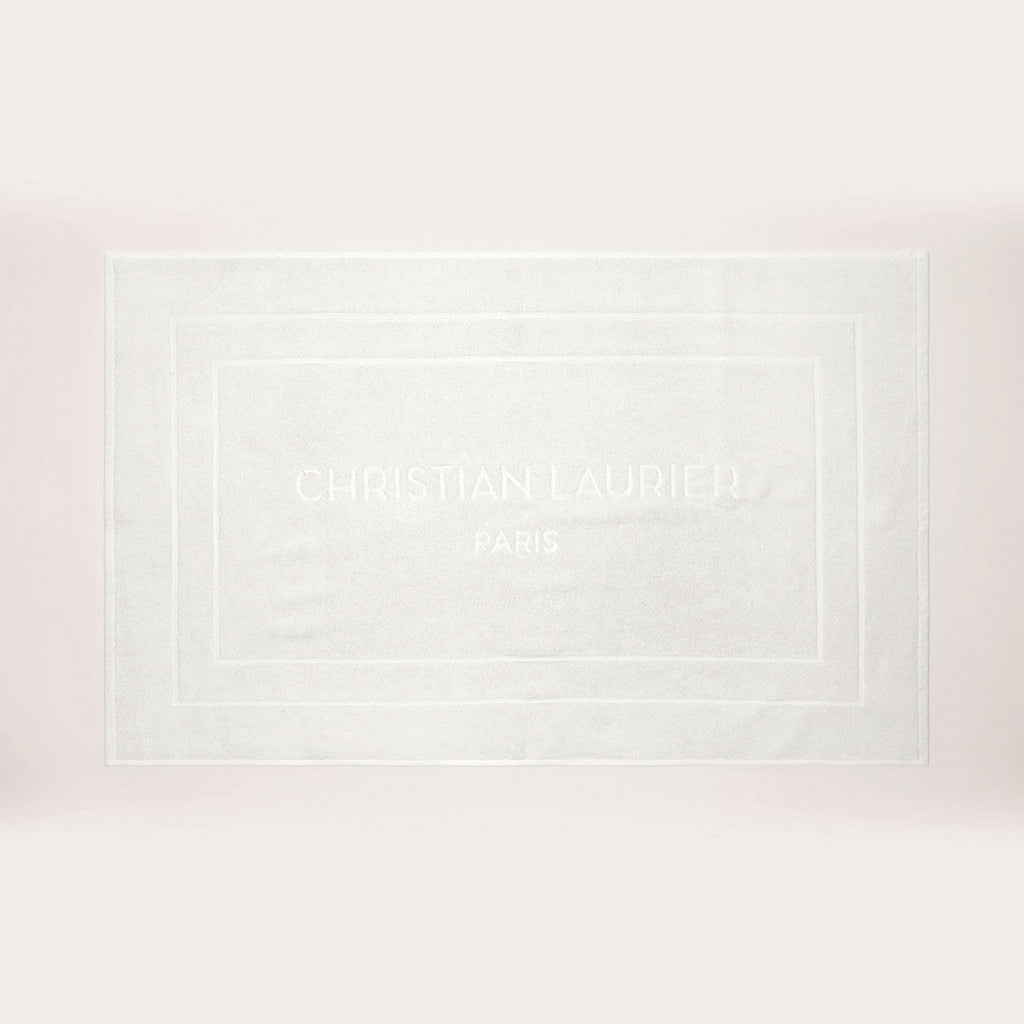 Design 19 - Tapis De Bain Coton - Blanc