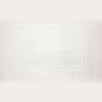 Design 19 - Tapis De Bain Coton - Blanc