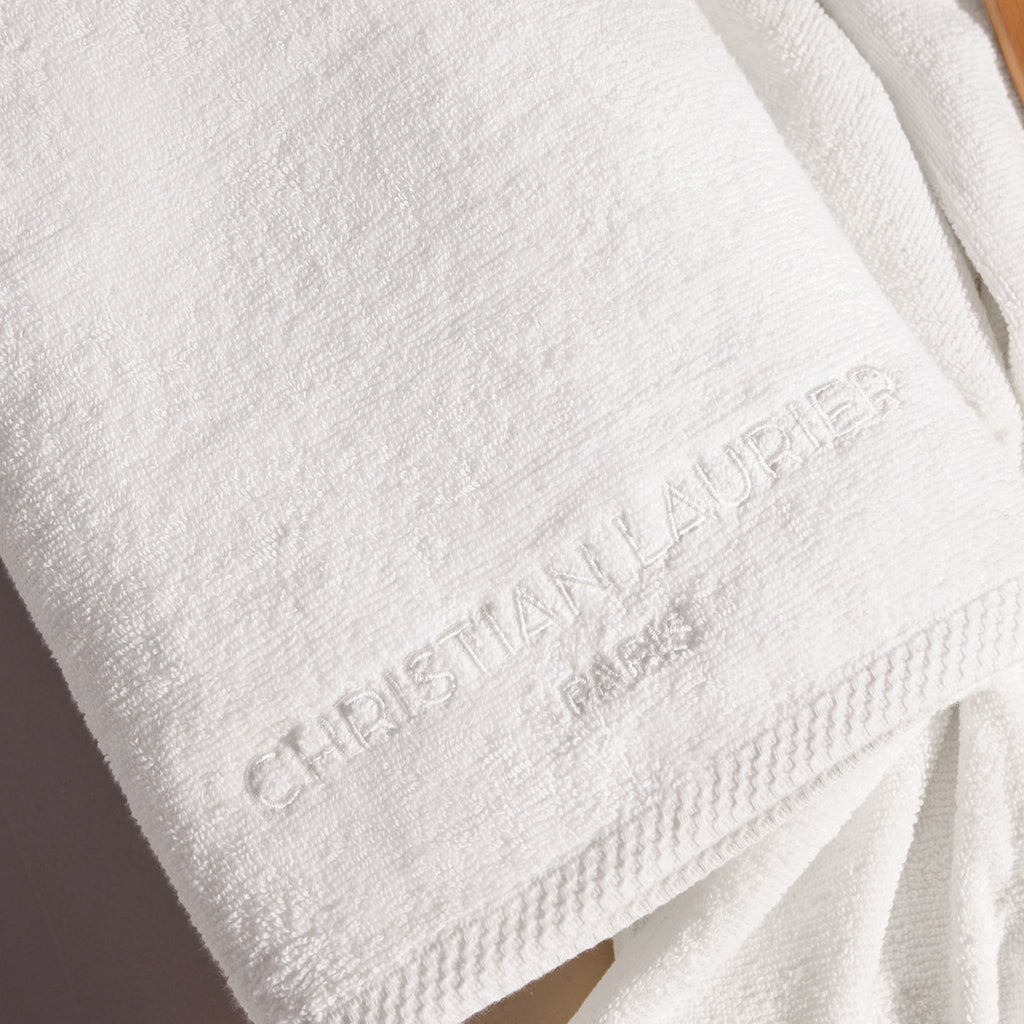 Design 19 - Tapis De Bain Coton - Blanc