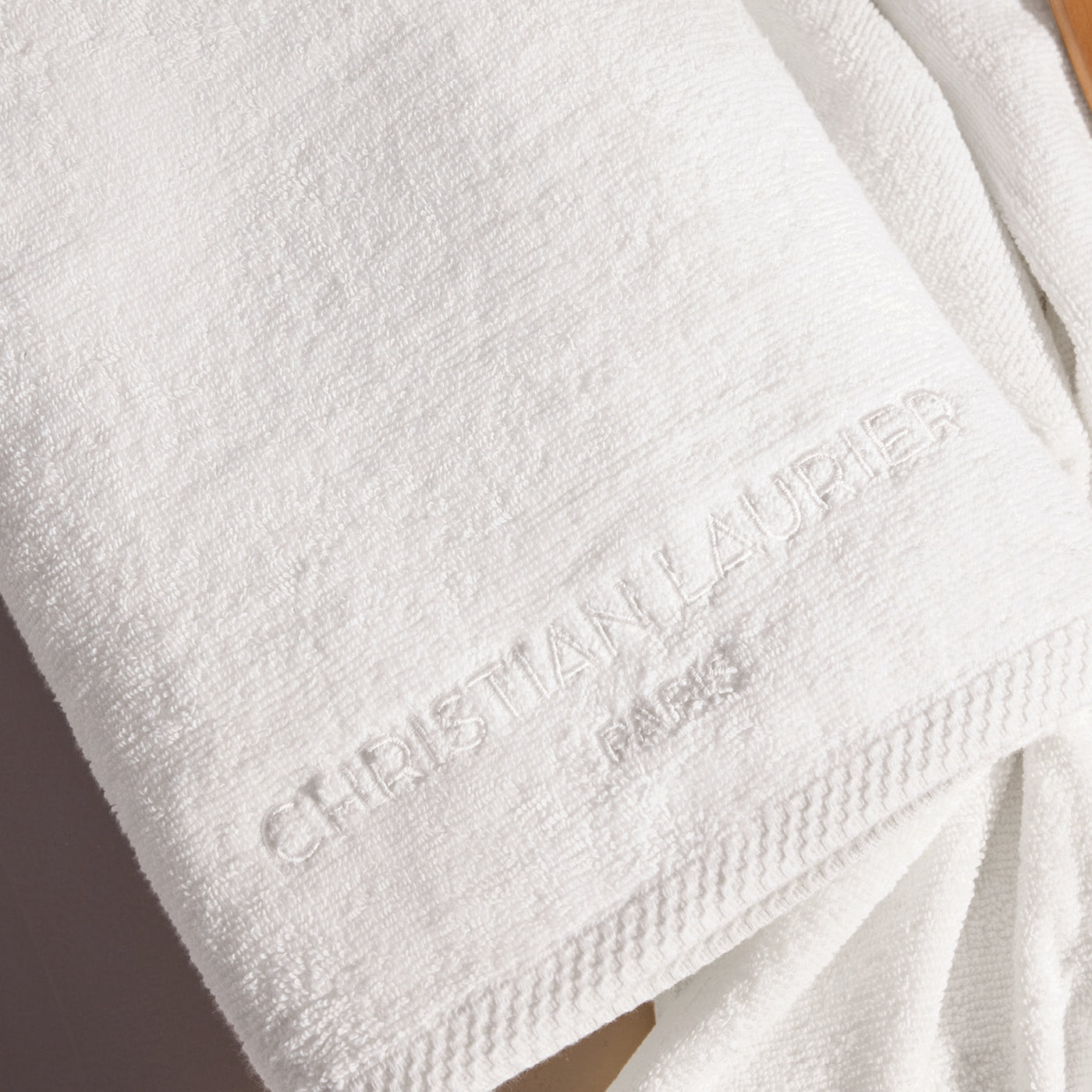 Design 19 - Tapis De Bain Coton - Blanc