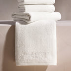 Design 19 - Tapis De Bain Coton - Blanc