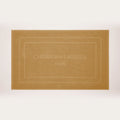 Design 19 - Tapis De Bain Coton - Jaune Moutarde