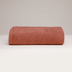 Oasis - Drap De Bain Coton Peigné Lt - Terracotta