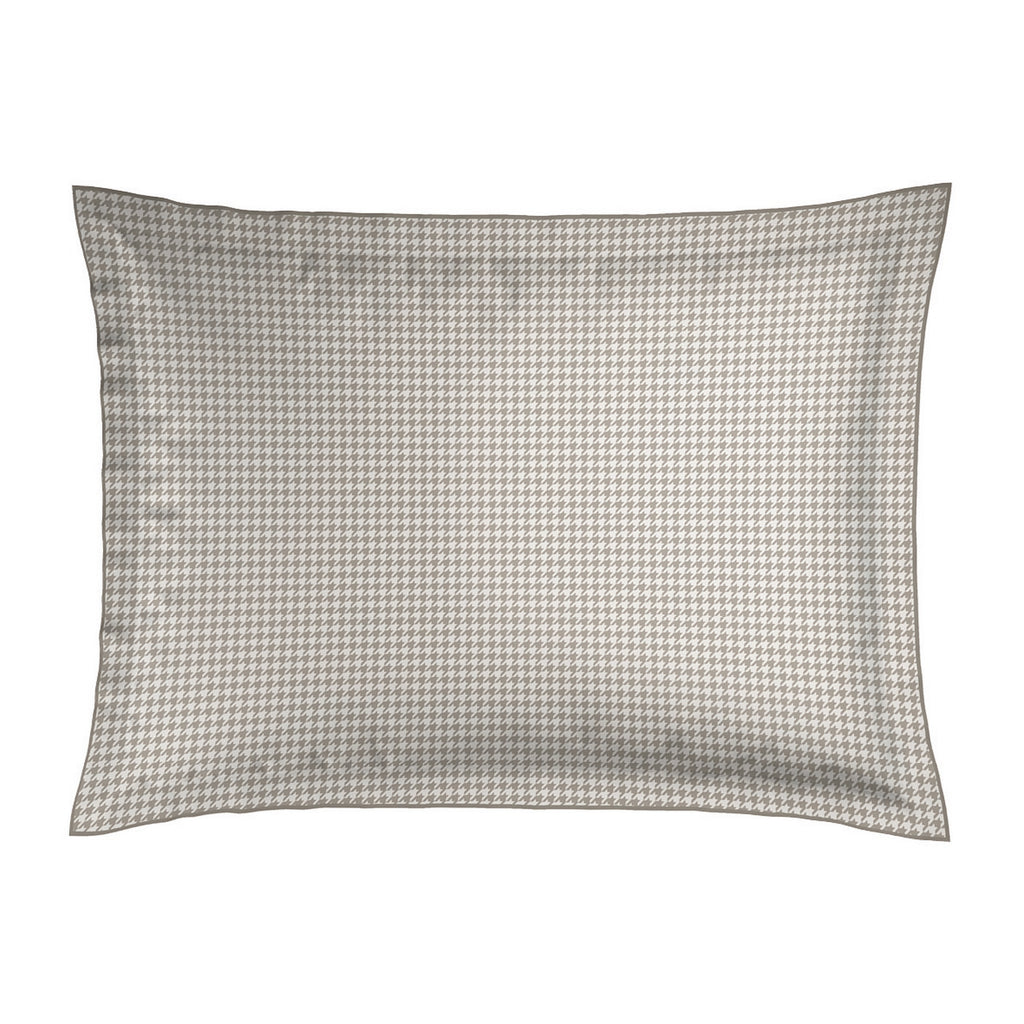 Gallina - Taie D'Oreiller - Satin De Coton - Taupe