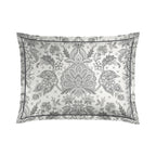 Dobby Stripe Woven / Élégance Persane - Taie D'Oreiller - Satin De Coton - Gris 03