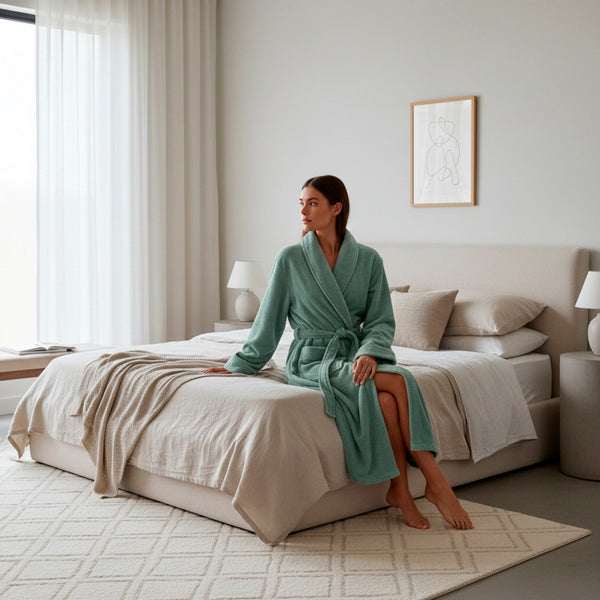 Robe De Chambre Polyester - Vert