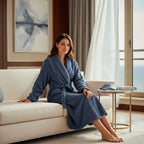 Robe De Chambre Teddy - Bleu