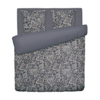 Buta - Housse De Couette + 1 Ou 2 Taie(S) D'Oreiller - Satin De Coton - Gris / Taupe