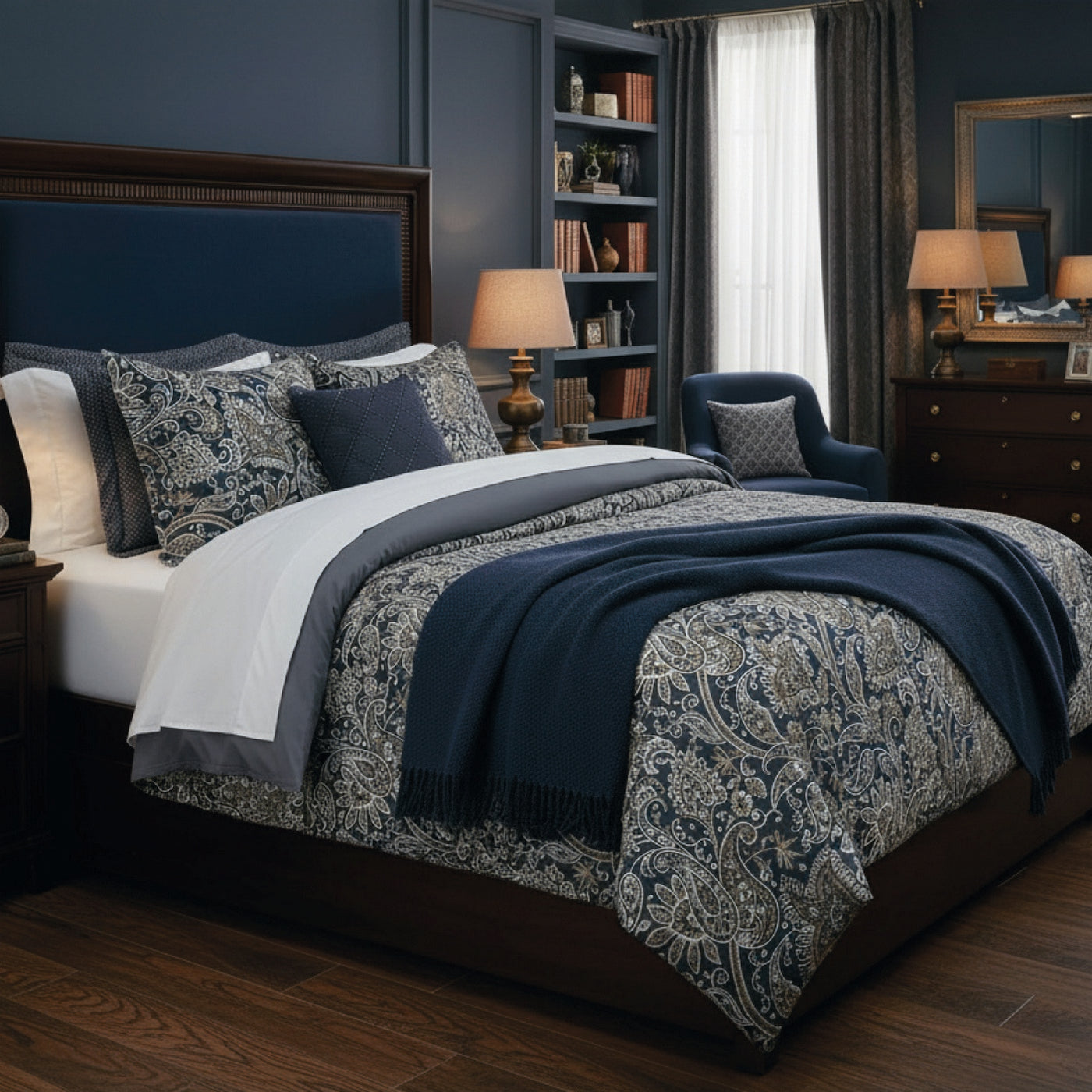 Buta - Housse De Couette + 1 Ou 2 Taie(S) D'Oreiller - Satin De Coton - Gris / Taupe