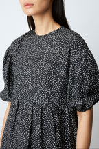 Tams Tic tac Dress - geometric BLACK
