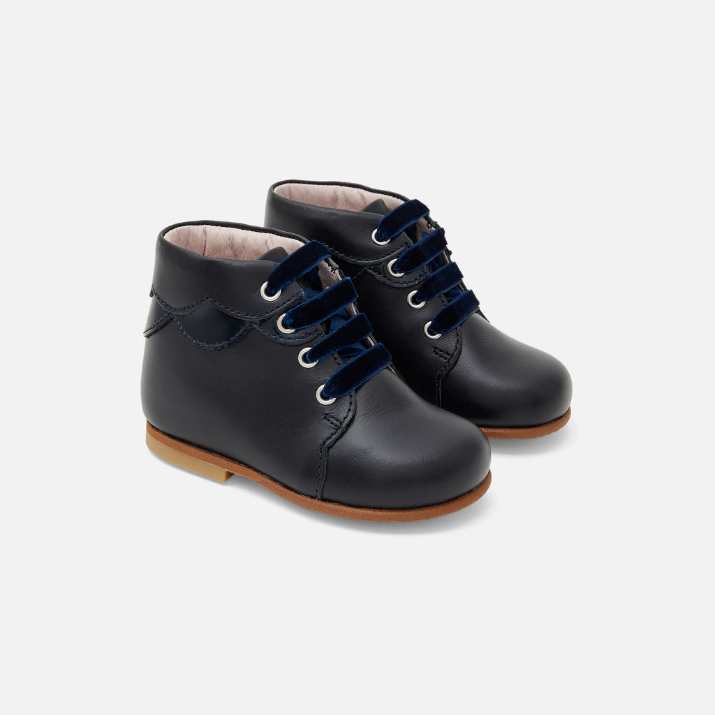 Hoge Schoenen - Marine - Meisjes