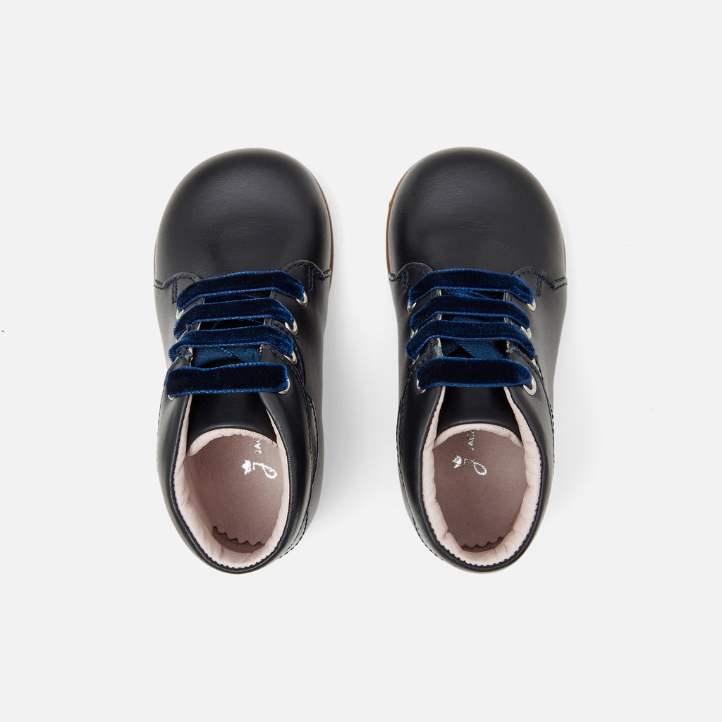 Hoge Schoenen - Marine - Meisjes