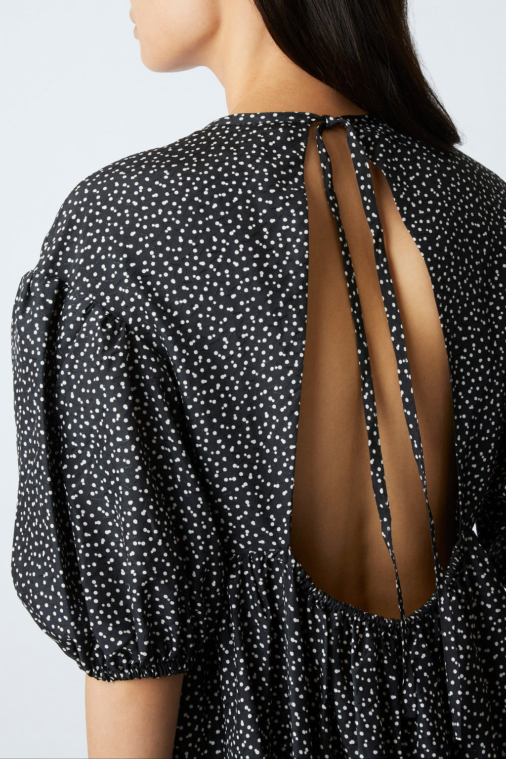Tams Tic tac Dress - geometric BLACK