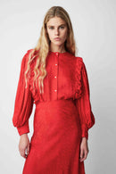 BLOUSE DUSTIN CLOUD ROUGE