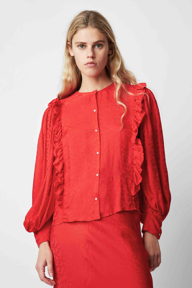 BLOUSE DUSTIN CLOUD ROUGE