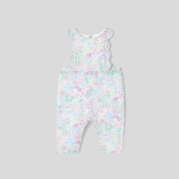 Combinaison Longue - Blanc/Multico - Fille