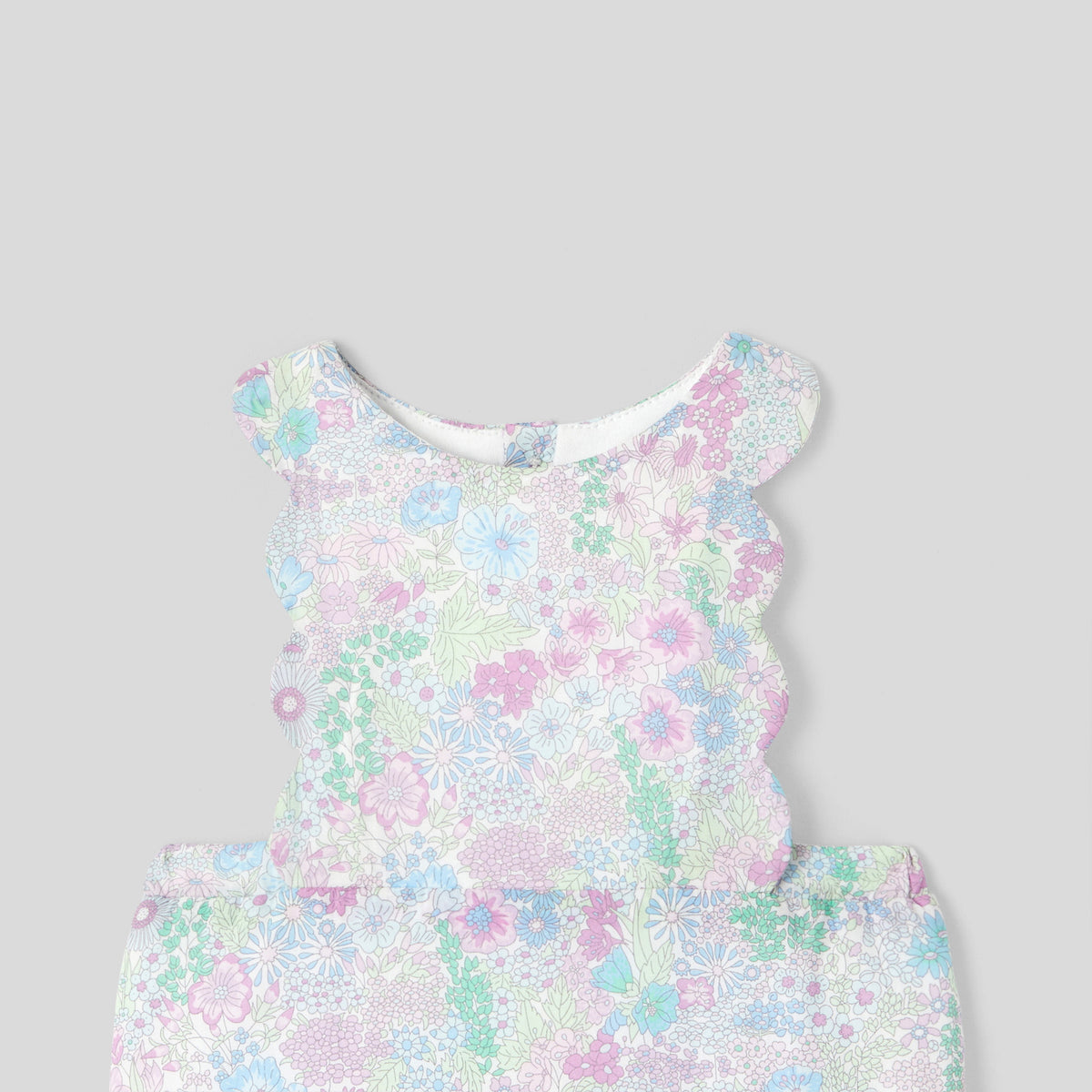 Combinaison Longue - Blanc/Multico - Fille
