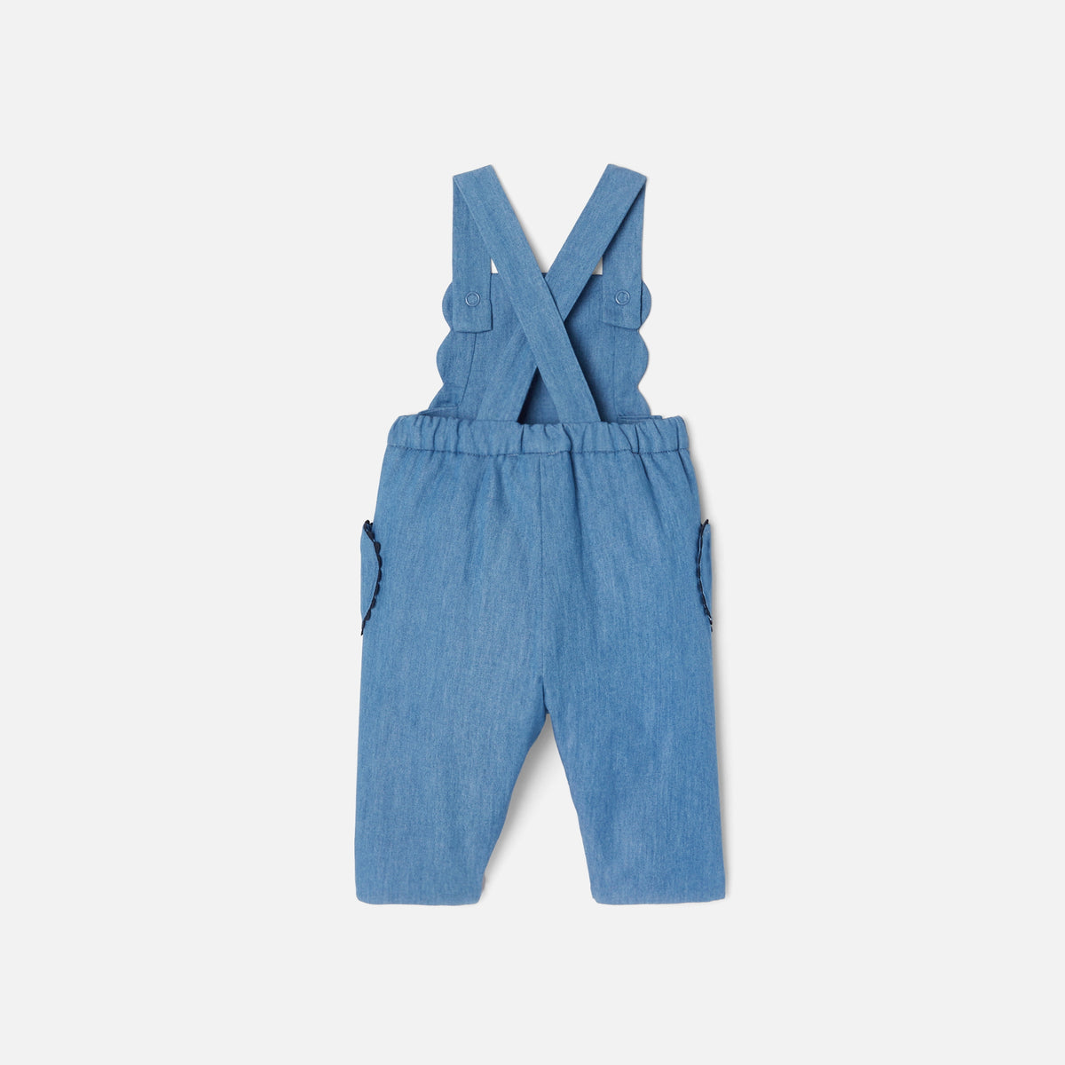 Salopette Longue - Denim Fonce - Fille