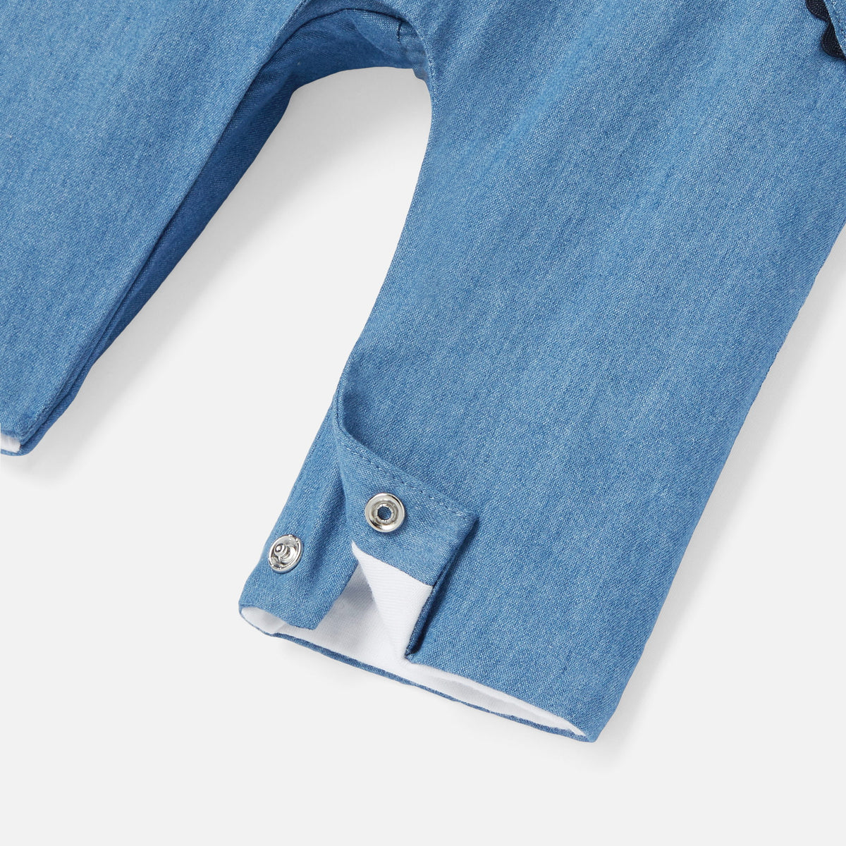 Salopette Longue - Denim Fonce - Fille