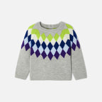 Pull Avec Manches - Gris/Multico - Garçon