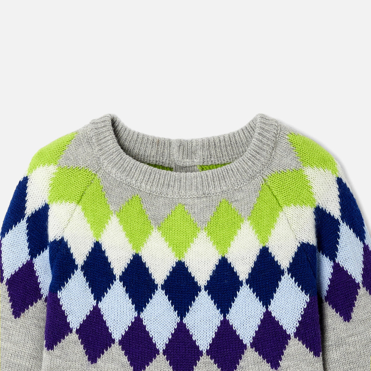 Pull Avec Manches - Gris/Multico - Garçon