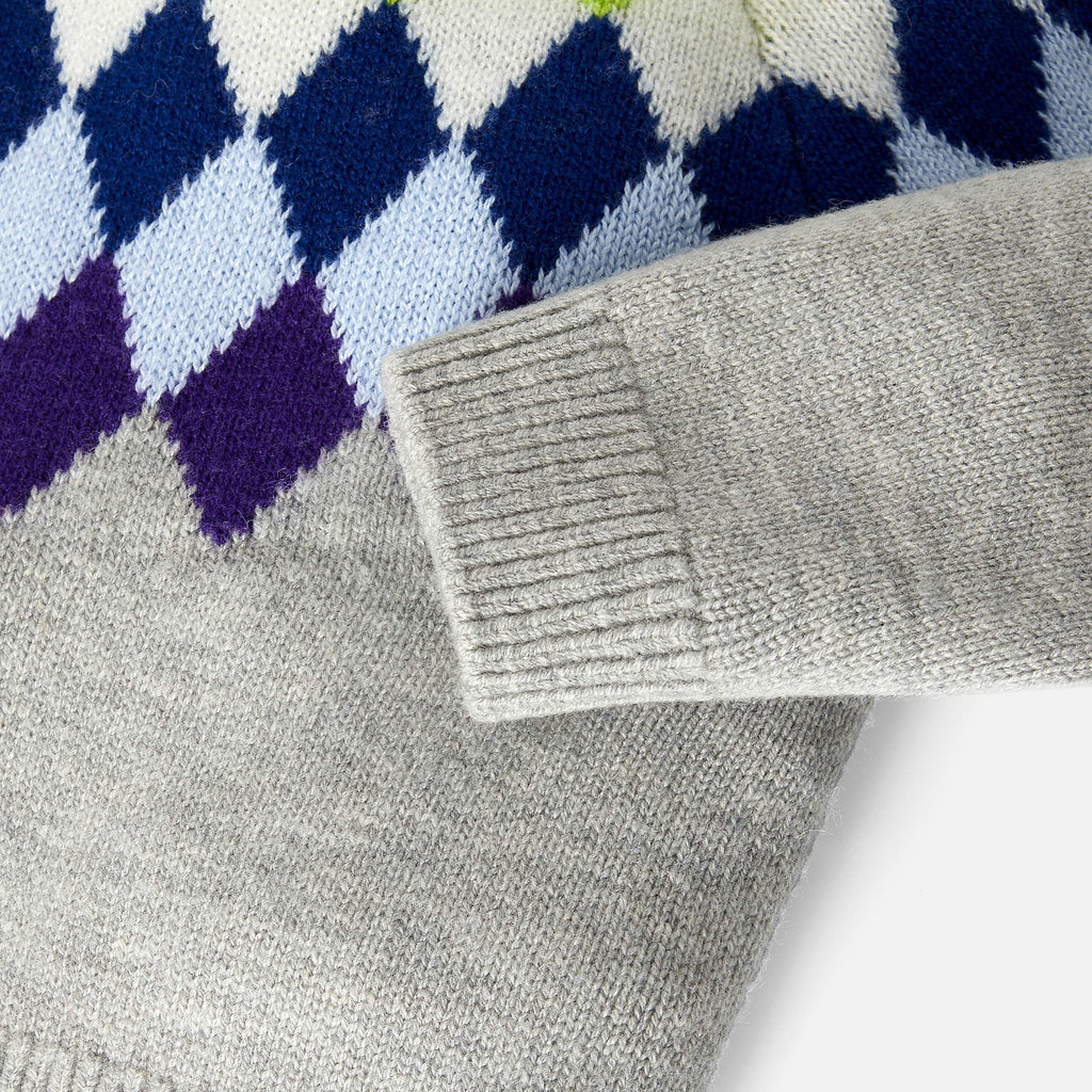 Pull Avec Manches - Gris/Multico - Garçon