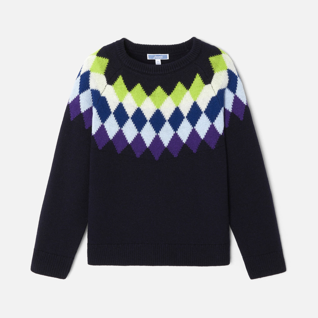 Pull Avec Manches - Marine - Garçon