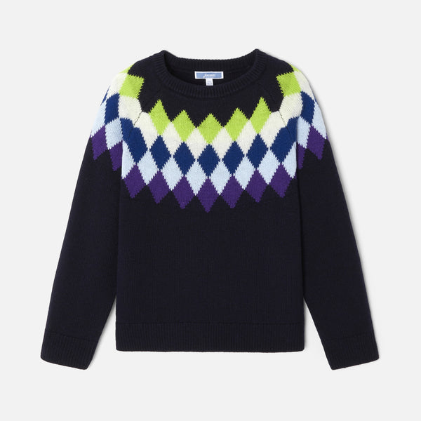 Pull Avec Manches - Marine - Garçon