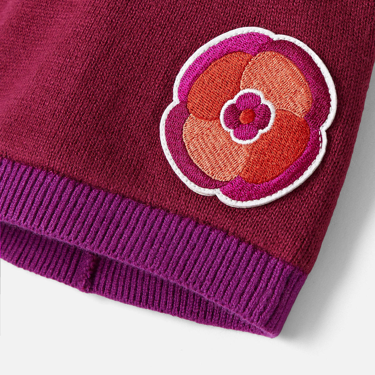 Parure Bonnet - Pourpre - Fille