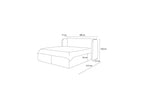 Louise - Ottoman Bed with Padded Headboard