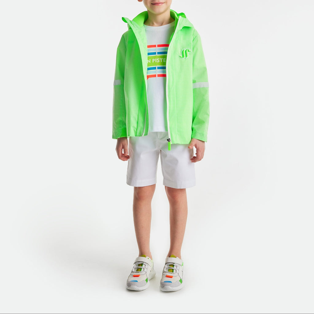 Blouson - Blanc/Vert - Garçon