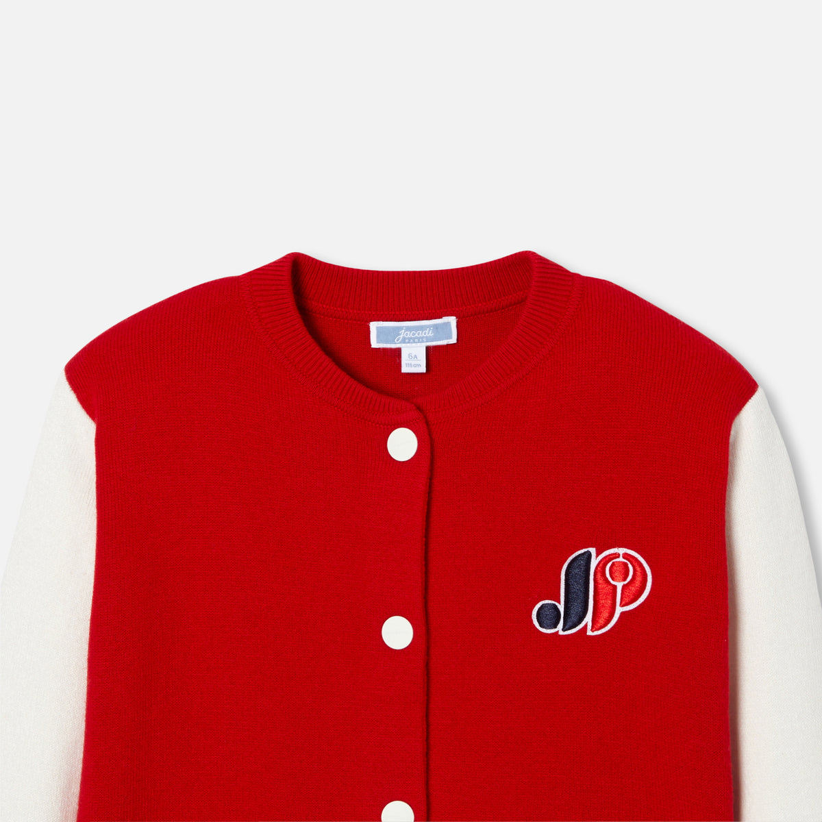 Pull Fermes Dvt - Rouge/Multico - Fille
