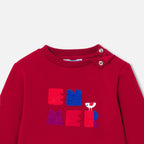 Sweat - Rouge Rubis - Garçon