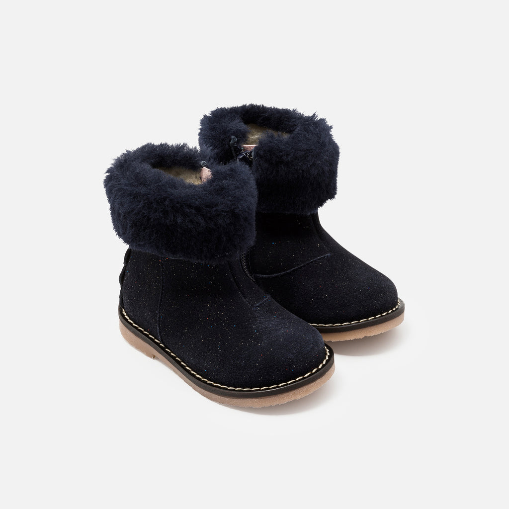 Boots Fourree - Marine - Fille