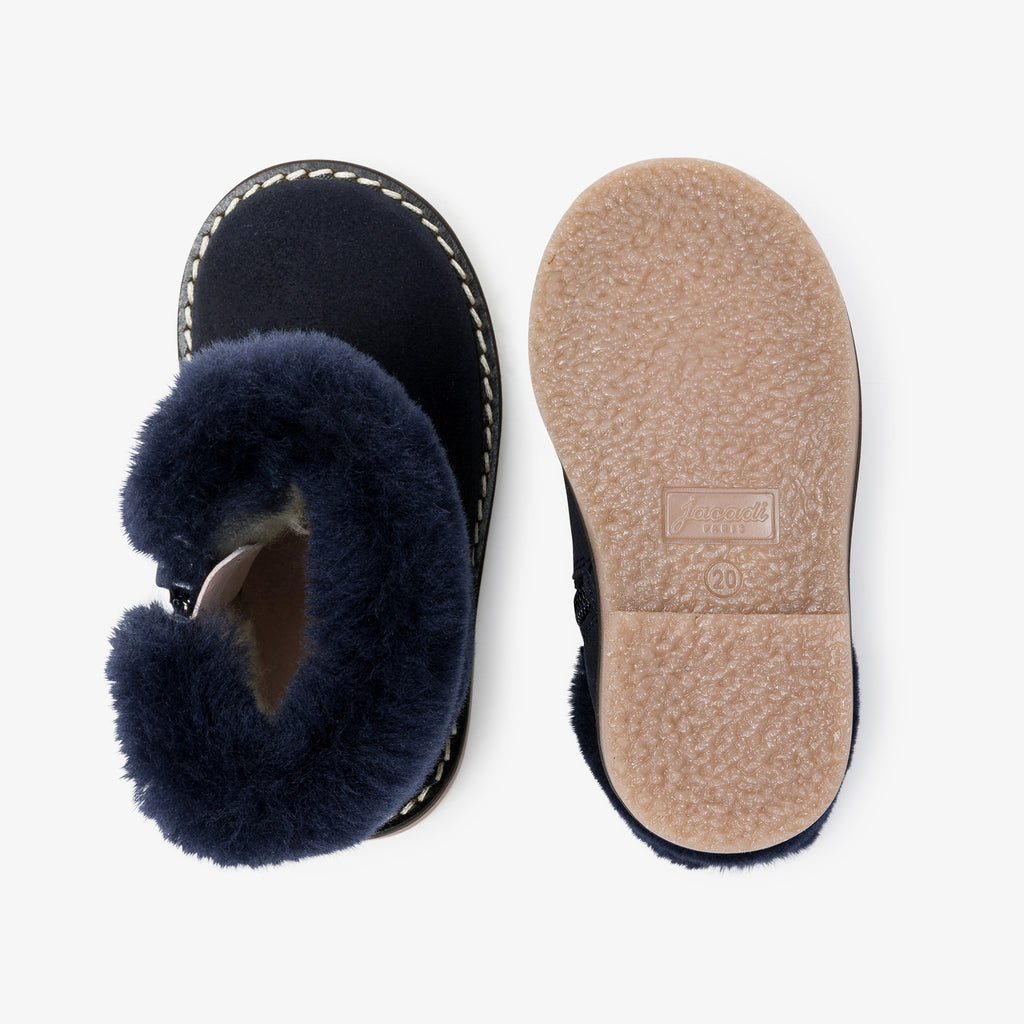 Boots Fourree - Marine - Fille