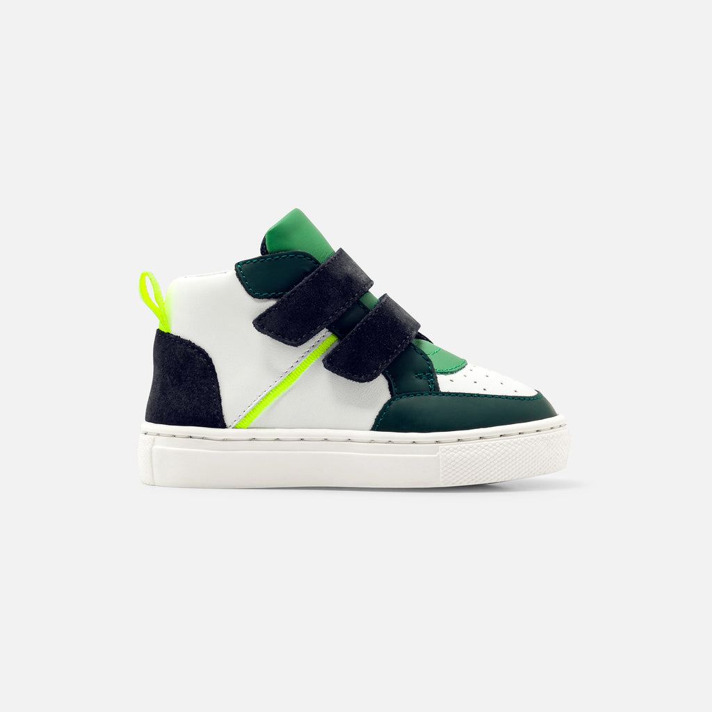 Tennis - Blanc/Vert - Garçon