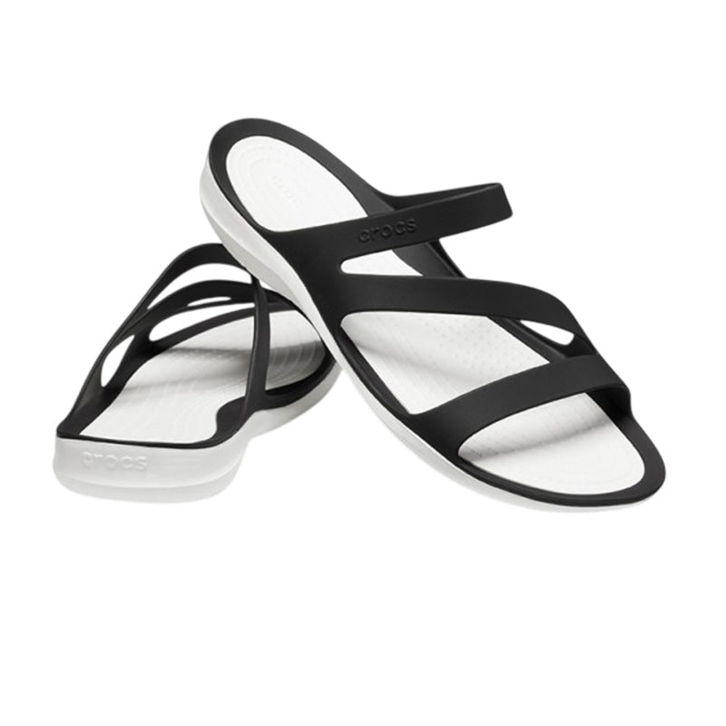 Sandales Femme Crocs Swiftwater - Black, White