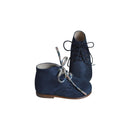 Chaussures Bottillons Charlie - Cuir Marine Pois Irisés - Fille