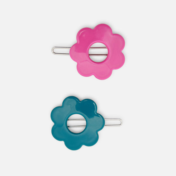 Barette - Rose/Bleu - Fille
